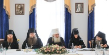 В голубой гостиной Марфо-Мариинской обители состоялось собрание наместников и игумений ставропигиальных монастырей Русской Православной Церкви